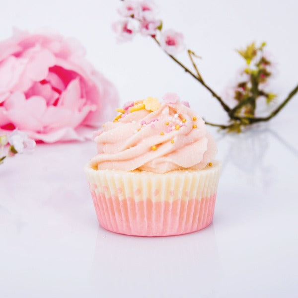 Badefee Badecupcake Rosa Wölkchen