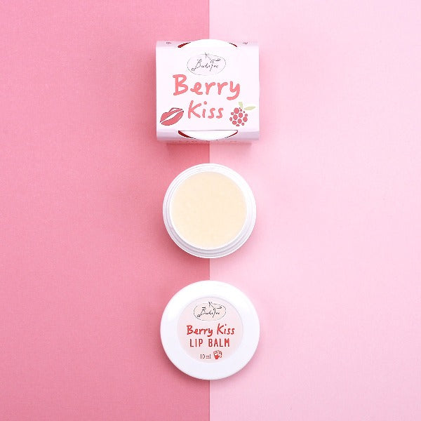 Lippenbalsam Berry Kiss – mit Bienenwachs & Sheabutter, mikroplastikfrei & fruchtig pflegend