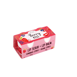 Badefee Lippenpflege Duo Berry Kiss  Peeling & Balsam mit Bienenwachs & Beerenduft, mikroplastikfrei
