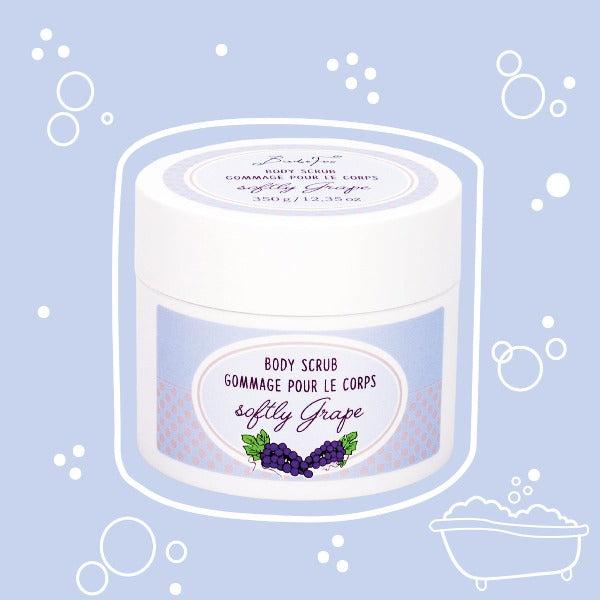 Badefee Körperpeeling Softly Grape