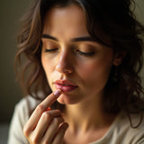 Lippenbalsam Anwendung