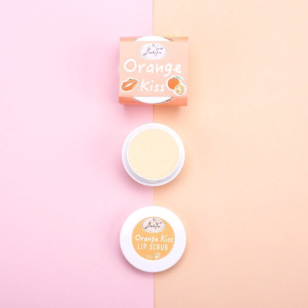 Lippenpeeling Orange Kiss – mit Bienenwachs, Zucker & Orangeduft, mikroplastikfrei