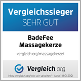 Badefee Massagekerze Zarter Moment