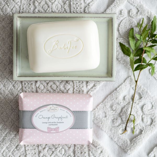 Badefee Stückseife Orange & Grapefruit
