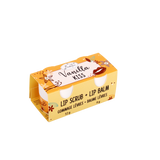 Badefee Lippenpflege Duo Vanilla Kiss  Peeling & Balsam mit Bienenwachs & natürlichem Duft, mikroplastikfrei