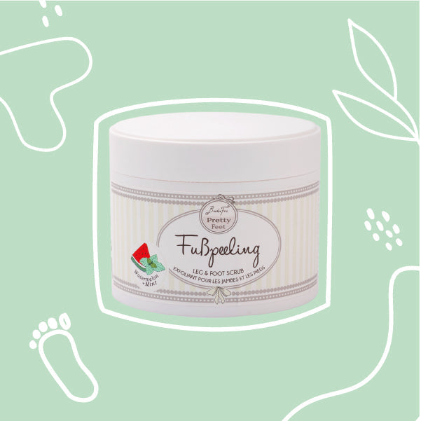 Badefee Fußpeeling Pretty Feet "Wassermelone-Minze"