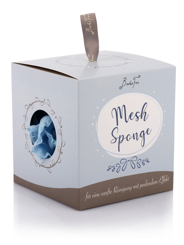 Netzschwamm 15 cm in Blau