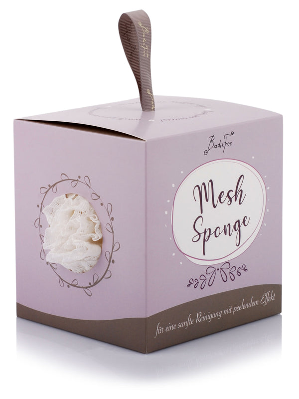 Netzschwamm 15 cm in Weiß