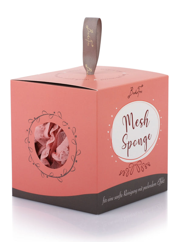 Netzschwamm 15 cm in Retro Pink