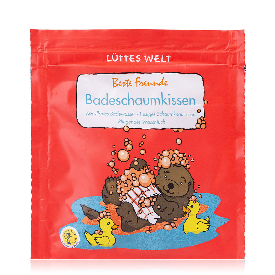 Lüttes Welt Badeschaumkissen, Motiv: Beste Freunde