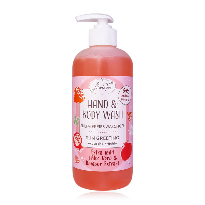 Badefee Sulfatfreie Hand & Body Wash "Sun Greeting"