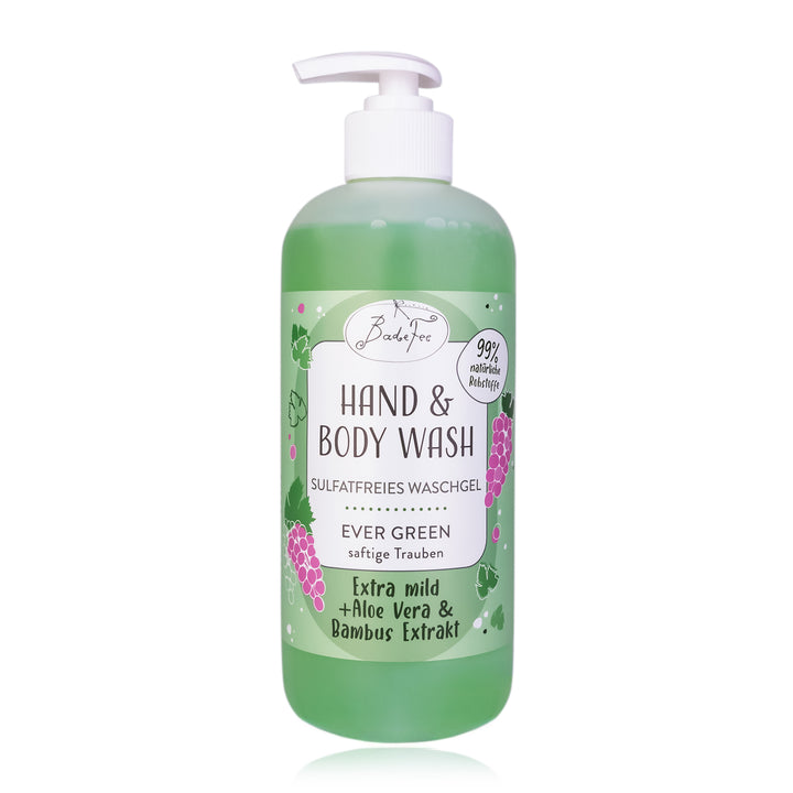 Badefee Sulfatfreie Hand & Body Wash "Evergreen"