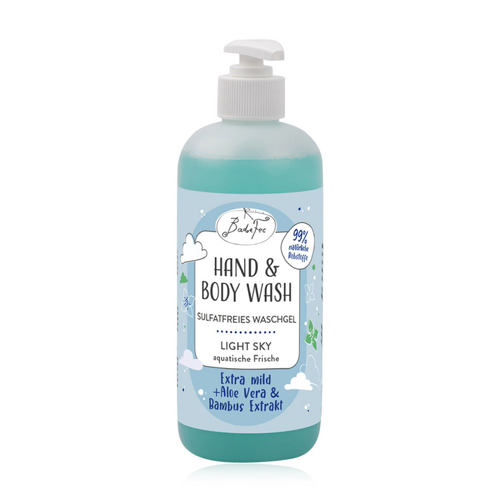 Badefee Sulfatfreie Hand & Body Wash "Light Sky"