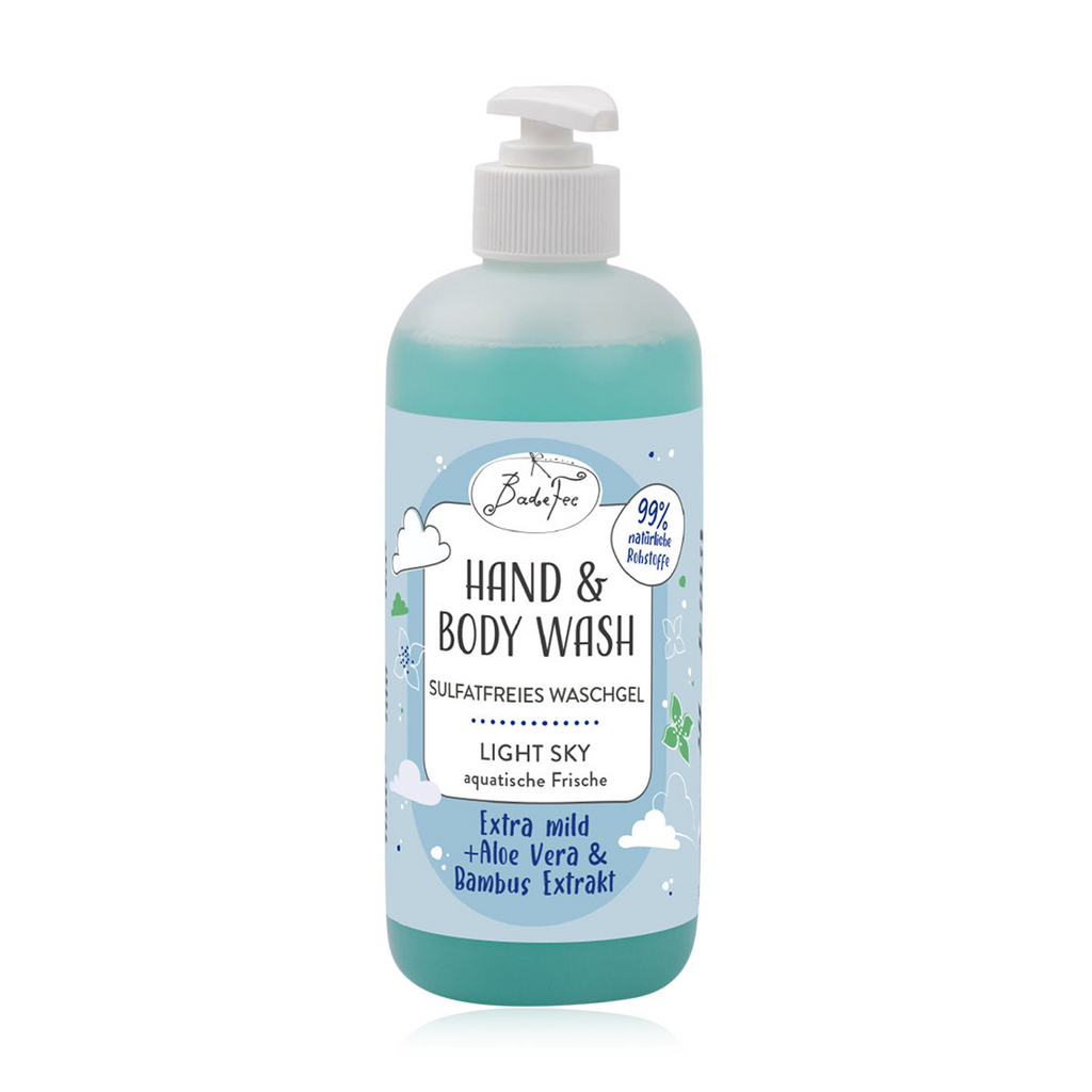 Badefee Sulfatfreie Hand & Body Wash "Light Sky"