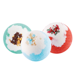 3er BadeKugel Geschenkset  Jingle Bells