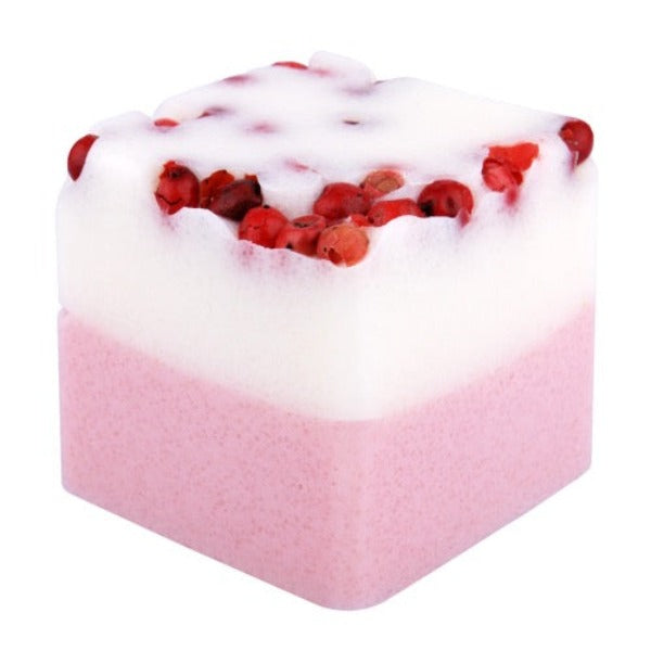 Badefee Badewürfel Rhabarber-Erdbeere