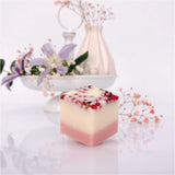 Badefee Badewürfel Rhabarber-Erdbeere