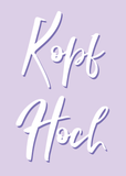 Badefee Karte "Kopf hoch"