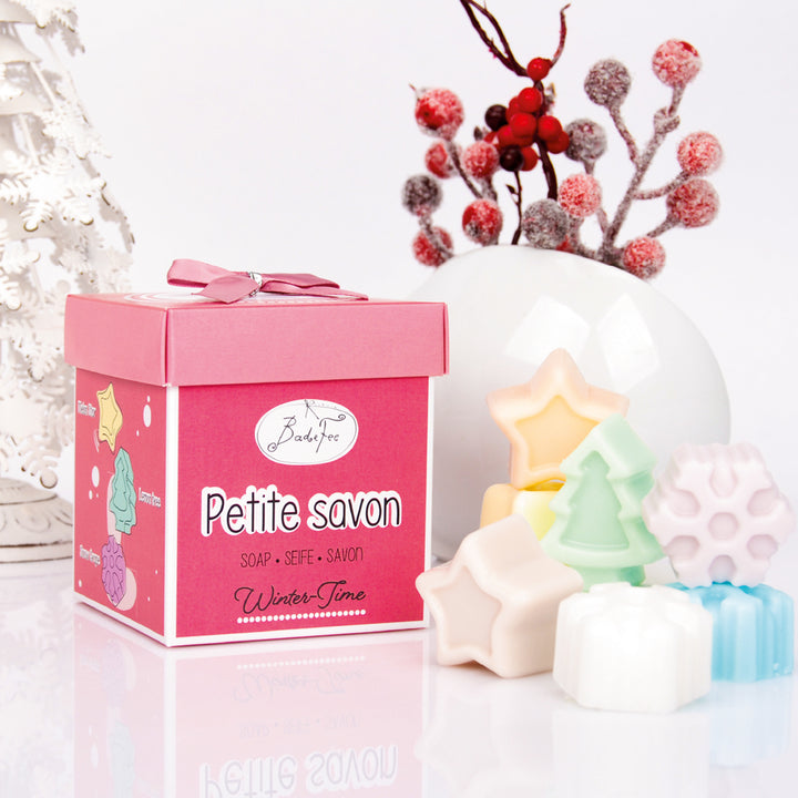 Badefee Geschenkset "Petite Savon" Winter Time, 8 Seifen