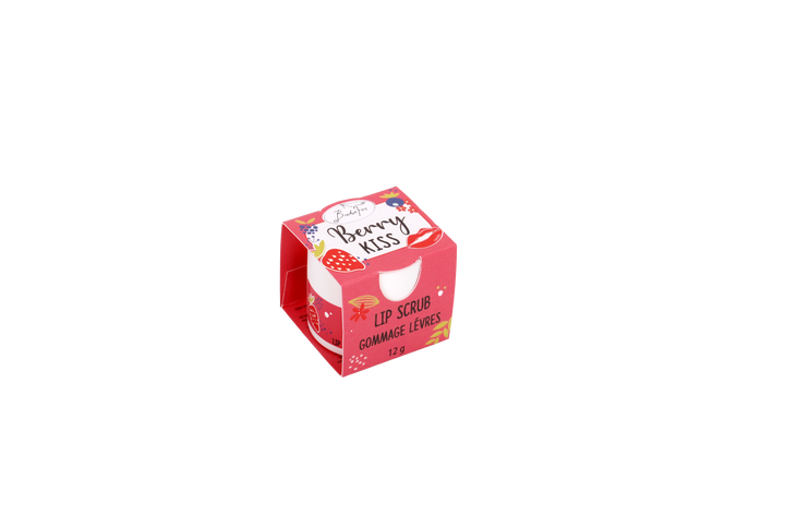 Badefee Lippenpflege Duo Berry Kiss  Peeling & Balsam mit Bienenwachs & Beerenduft, mikroplastikfrei