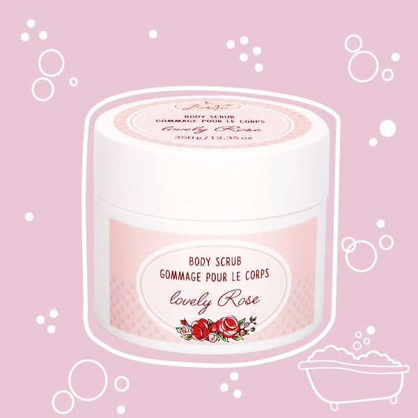 Badefee Körperpeeling Lovely Rose