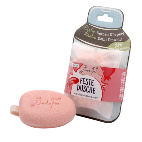 Badefee Feste Dusche mit Beeren & Granatapfel-Extrakt
