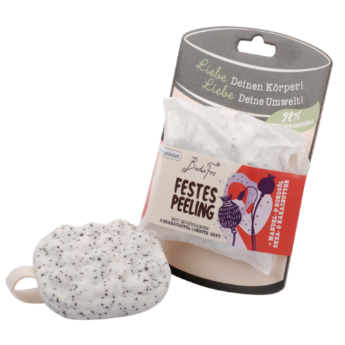 Badefee Festes Peeling mit Mohn