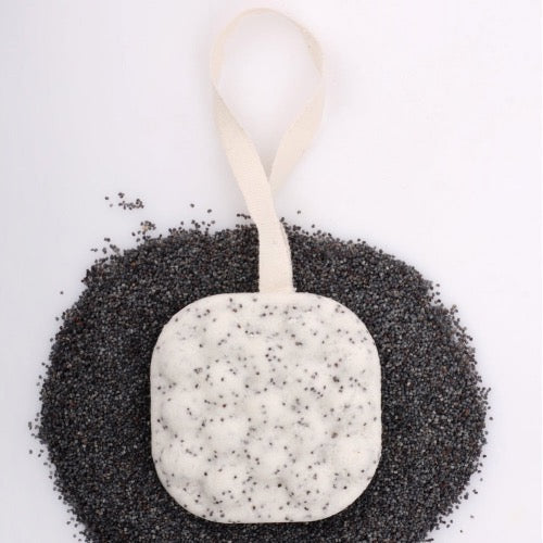Badefee Festes Peeling mit Mohn