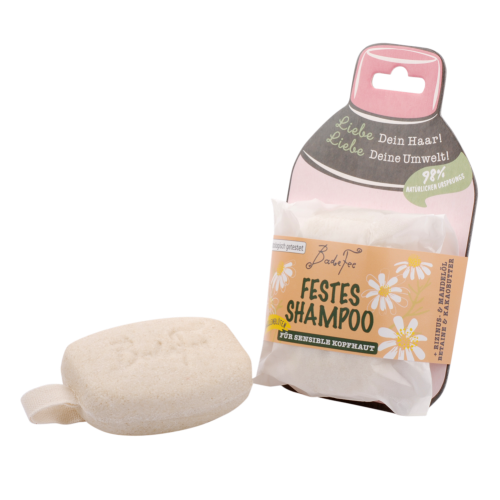 Badefee Festes Shampoo mit Kamillenblüten