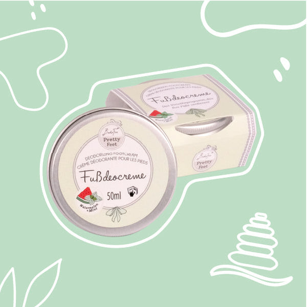 Badefee Fuß-Deocreme Pretty Feet "Wassermelone-Minze"