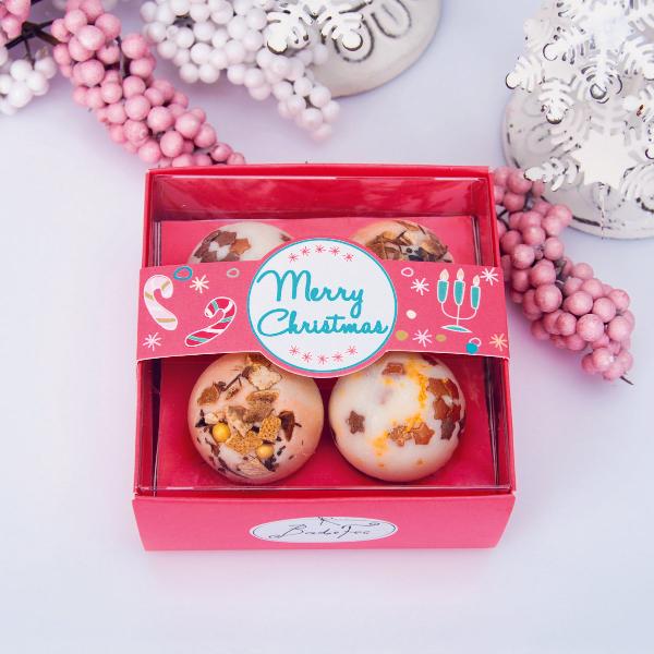 Badefee 4er Badetrüffelset Merry Christmas