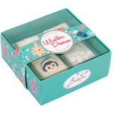 4er Badewürfelset Winter Dream