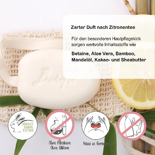 Badefee Feste Dusche mit Zitronentee-Duft & Bambus-Extrakt