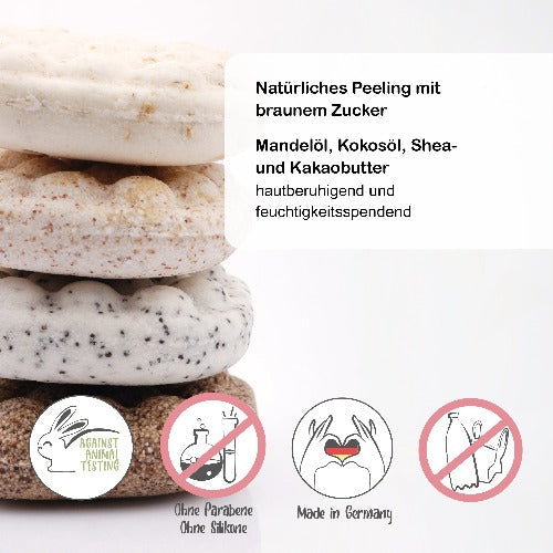 Badefee Festes Peeling mit braunem Zucker