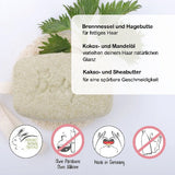 Badefee Festes Shampoo mit Brennessel