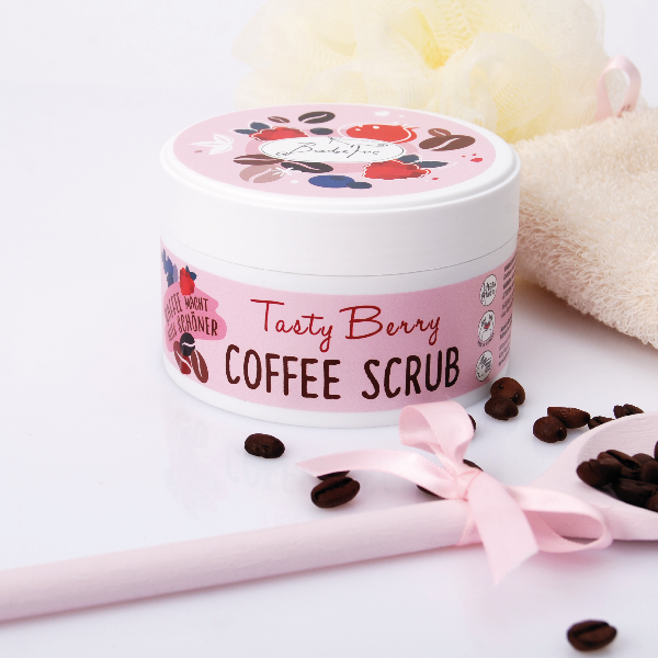 Badefee Kaffeepeeling Tasty Berry