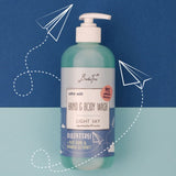 Badefee Sulfatfreie Hand & Body Wash "Light Sky"