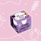 Badefee Lippenpeeling Plum Kiss  mit Bienenwachs, Zucker & natürlichem Duft, mikroplastikfrei