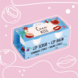 Badefee Lippenpflege Duo Coco Kiss  Peeling & Balsam mit Bienenwachs & Cocoduft, mikroplastikfrei