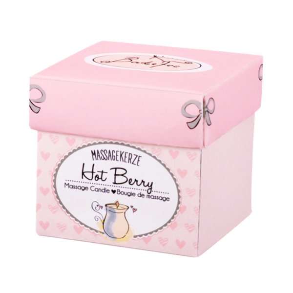 Badefee Massagekerze Hot Berry