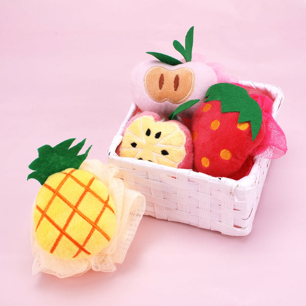 Badefee Duschschwamm Ananas