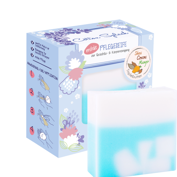 Badefee Pflegeseife Cotton Splash