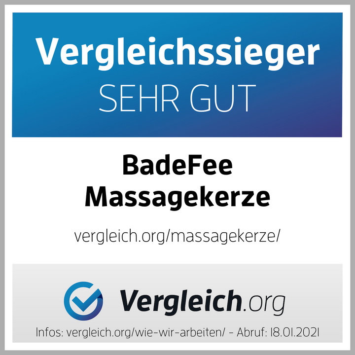 Badefee Massagekerze Kuschelzeit