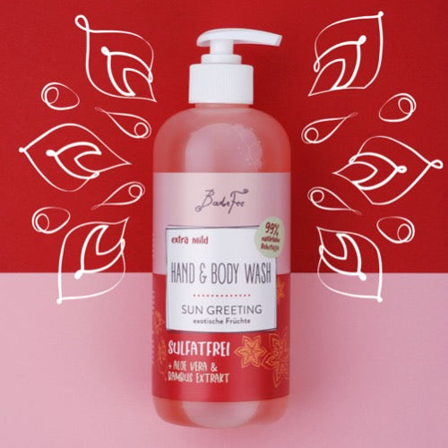 Badefee Sulfatfreie Hand & Body Wash "Sun Greeting"