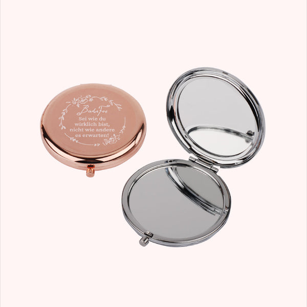 Badefee Praktischer Taschenspiegel mit Spruch