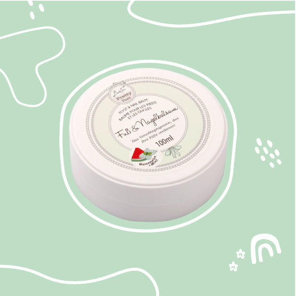Badefee Fuß- und Nagelbalsam Pretty Feet "Wassermelone-Minze"