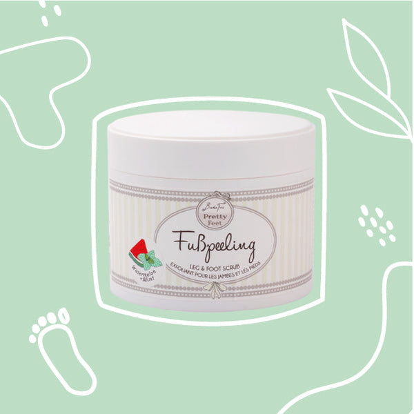 Badefee Fußpeeling Pretty Feet "Wassermelone-Minze"