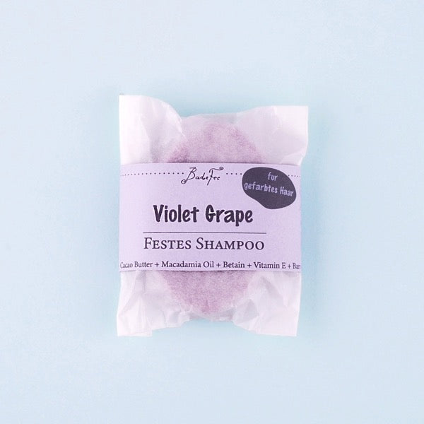 Festes Shampoo Violet Grape - pflegend