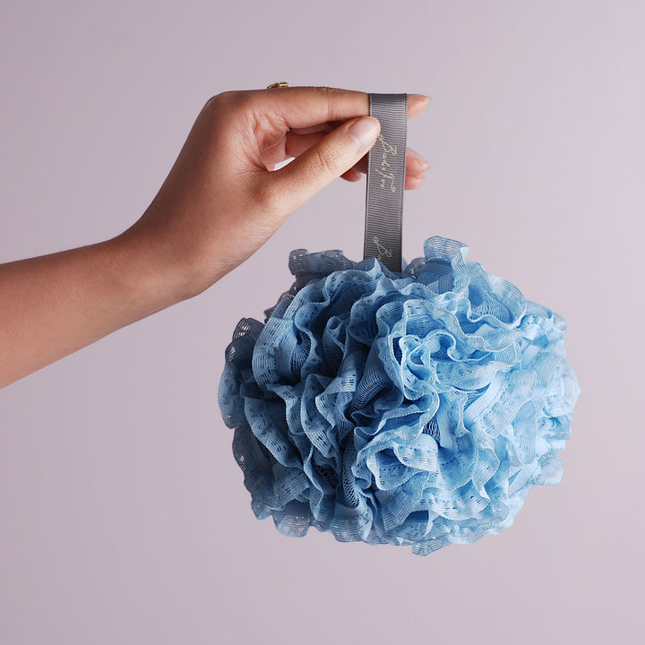 Netzschwamm 15 cm in Blau