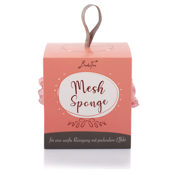 Netzschwamm 15 cm in Retro Pink